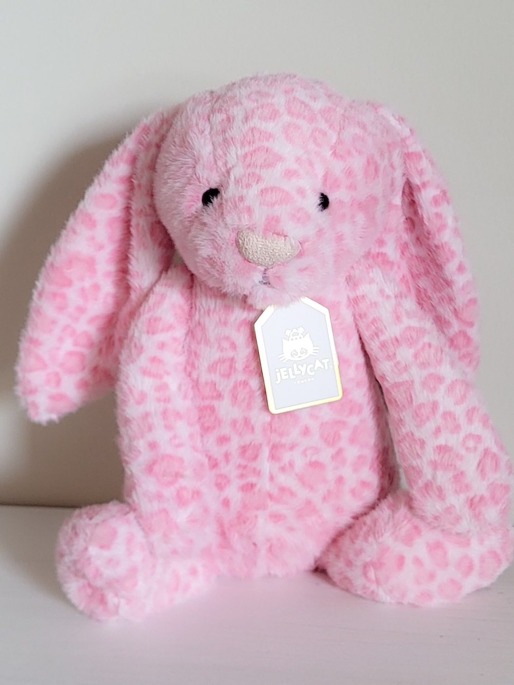 Medium Pink Cheetah Bashful Bunny - Jellycat Inspired Concept Design!